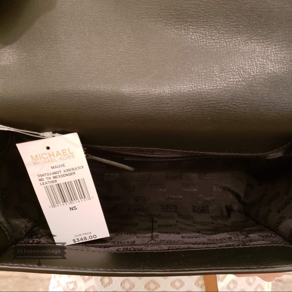 NWT Michael Kors Mauve Medium Messenger Satchel - Picture 7 of 8